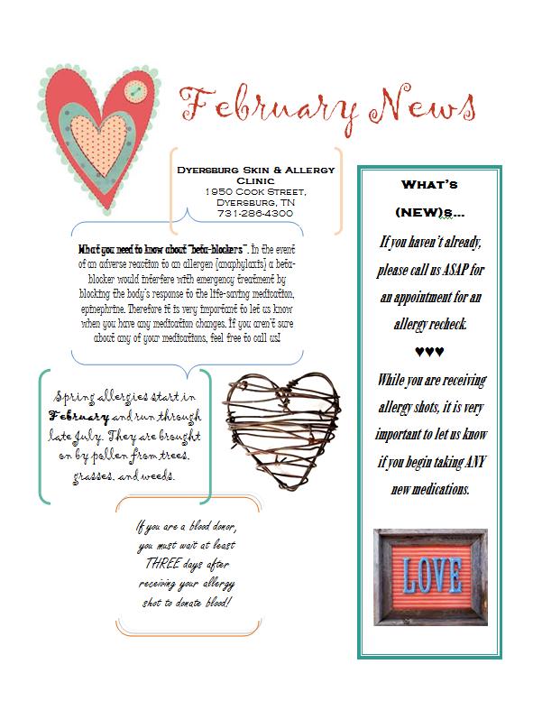 february newsletter